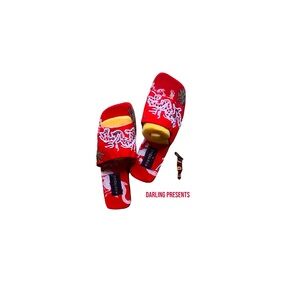 Mystique Beaded Sandals Women Color Red Size 6